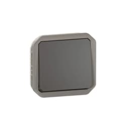 Перемикач 1-кл. 10А/250В мех-м. Legrand Plexo New 069801L колір антрацит