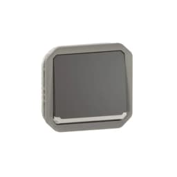 Перемикач 1-кл. 10А/250В з індикацією мех-м. Legrand Plexo New 069802L колір антрацит
