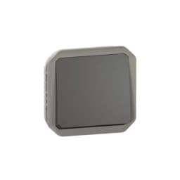 Кнопка 1-кл. 10А/250В з НВ конт. мех-м. Legrand Plexo New 069810L колір антрацит