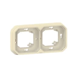 Рамка-супорт 2-пост. гориз./верт. вбуд. Legrand Plexo New 069853L колір бежевий