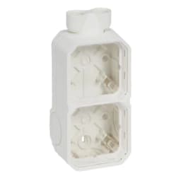 Коробка наклад. 2-пост. з подвійним вводом ISO20 Legrand Plexo New 069866L колір білий
