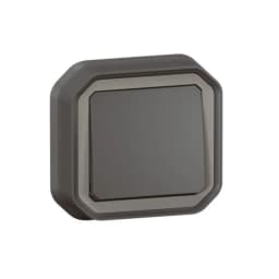 Перемикач 1-кл. 10А/250В вбуд. Legrand Plexo New 069881L колір антрацит