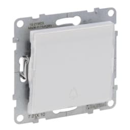 Кнопка 1-кл з тримачем етикети 6A/250V для серії SUNO Legrand 721110 білий