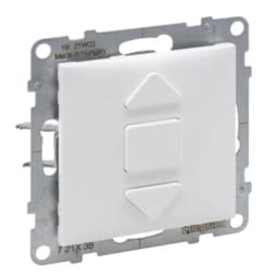 Вимикач жалюзі кнопковий 3-позиційний 6A/250V для серії SUNO Legrand 721138 білий