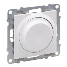Димер поворотний 300Вт/250V всі навантаження для серії SUNO Legrand 721179 білий