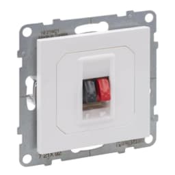 Розетка аудіо для динаміків для серії SUNO Legrand 721192 білий