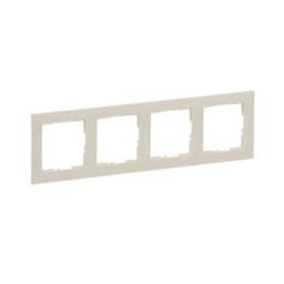 Рамка 4-постова для серії SUNO Legrand 721584 слонова кістка