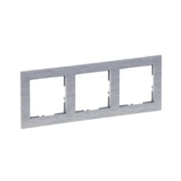 Рамка 3-постова для серії SUNO Legrand 721563 фактурний алюміній