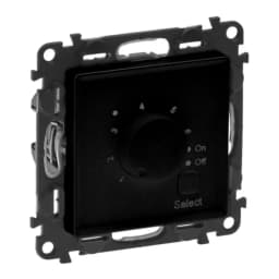 Термостат теплої підлоги 756334 Legrand Valena Life Black колір чорний матовий