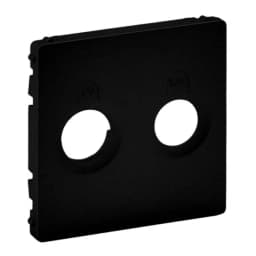 Лицьова панель розетки Tv-Sat 756822 Legrand Valena Life Black колір чорний матовий