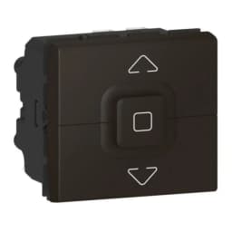 Вимикач 3-кл. до жалюзі для серії Mosaic New Legrand 079126L чорний матовий