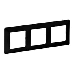 Рамка 3 пости Valena Life Black 754253 чорний матовий