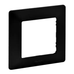 Рамка 1 пост Valena Life Black 754251 чорний матовий