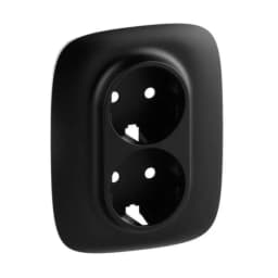 Накладка розетки 2х2к+З Legrand Valena ALLURE 754958 колір антрацит