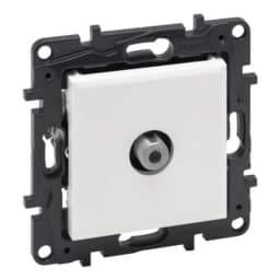 Розетка TV тип F "зірка" Legrand NILOE STEP 863175 колір білий