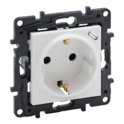 Розетка із з/к 16 A + USB Тип C 1,5 A 250 В автоматичні клеми Legrand NILOE STEP 864127 колір білий
