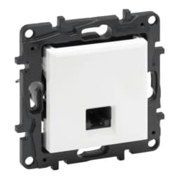 Розетка комп'ютерна RJ45 CAT6 FTP Legrand NILOE STEP 863161 колір білий