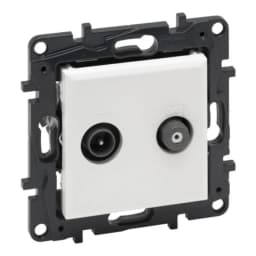 Розетка TV-SAT "зірка" Legrand NILOE STEP 863183 колір білий