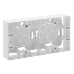 Коробка накладного монтажу 2-постова Legrand NILOE STEP 863198 колір білий