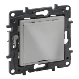 Вивід кабелю з фіксатором IP21 Legrand NILOE STEP 863329 колір алюміній