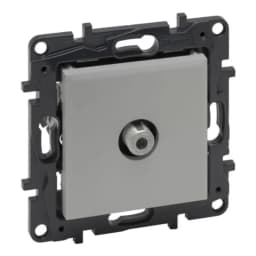 Розетка TV тип F "зірка" Legrand NILOE STEP 863375 колір алюміній