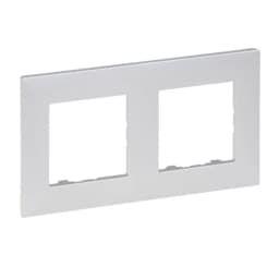 Рамка 2-постова Legrand NILOE STEP 863392 колір алюміній