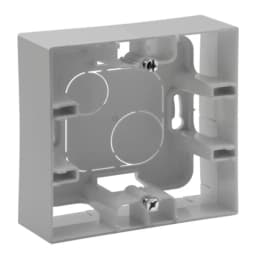 Коробка накладного монтажу 1-постова Legrand NILOE STEP 863397 колір алюміній