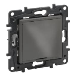 Вивід кабелю з фіксатором IP21 Legrand NILOE STEP 863429 колір cталь