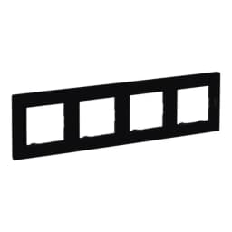 Рамка 4-постова Legrand NILOE STEP 863594 колір чорний