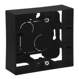 Коробка накладного монтажу 1-постова Legrand NILOE STEP 863597 колір чорний