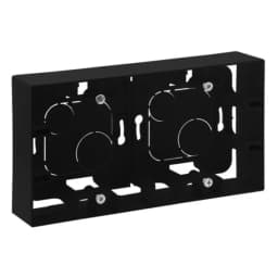 Коробка накладного монтажу 2-постова Legrand NILOE STEP 863598 колір чорний