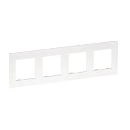 Рамка 4-постова Legrand NILOE STEP 863694 колір перлинний