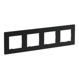 Рамка 4-постова Legrand NILOE STEP 863794 колір антрацит