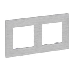 Рамка 2-постова Legrand NILOE STEP 863892 колір фактурний алюміній