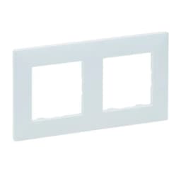 Рамка 2-постова Legrand NILOE STEP 863092 колір атол