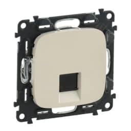 Розетка комп'ютерна RJ45 UTP 6.cat. Valena ALLURE 753842 слонова кістка