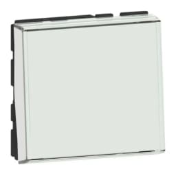 Вимикач кнопковий 1-кл. для серії Mosaic New Legrand 077043L білий