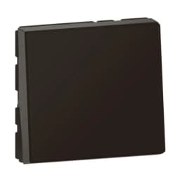 Перемикач 1-кл. 2мод. для серії Mosaic New Legrand 079111L чорний матовий