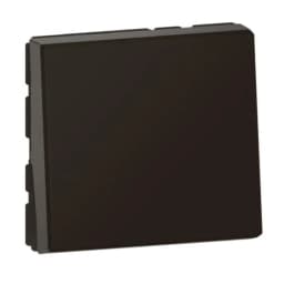 Вимикач кнопковий 1-кл. для серії Mosaic New Legrand 079140L чорний матовий
