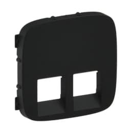 Лицьова панель розетки 2x RJ45 Valena ALLURE 755428 антрацит