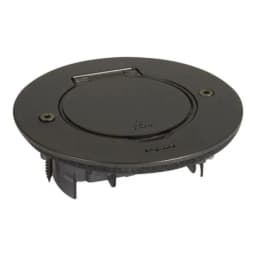 Люк підлоговий розетковий 089751 Legrand круглий, темна бронза