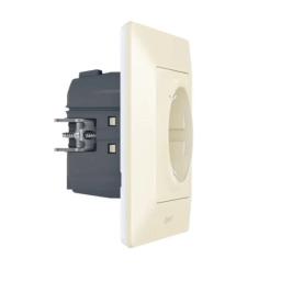 Розумна розетка з з/к 16А/230V Valena Life with Netatmo 752294, слонова кістка