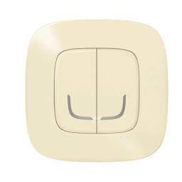 Розумний вимикач 2-кл. бездротовий для серії Valena Allure with Netatmo Legrand 752687 слонова кістка