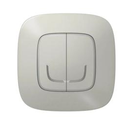 Розумний вимикач 2-кл. бездротовий для серії Valena Allure with Netatmo Legrand 752787 алюміній