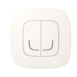 Розумний вимикач 2-кл. бездротовий для серії Valena Allure with Netatmo Legrand 752987 перлина
