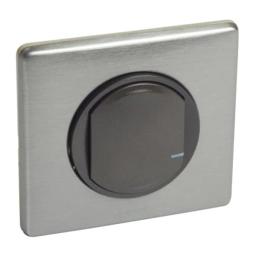 Розумний бездротовий вимикач 1-кл. Celiane with Netatmo 064893, графіт