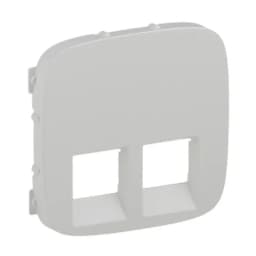 Лицьова панель розетки 2x RJ45 Valena ALLURE Valena ALLURE 755425 білий