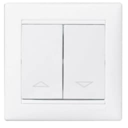 Перемикач 2-кл. до жалюзі для серії Valena Classic Legrand 774404 білий глянець
