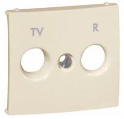 Лицьова панель для розетки TV-R Legrand Valena 774342, колір слонова кістка