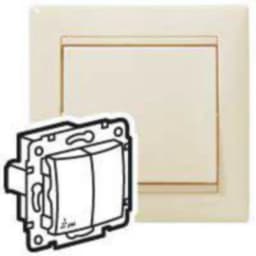 Перемикач IP44 2-кл. для серії Valena Classic Legrand 774198 слонова кістка